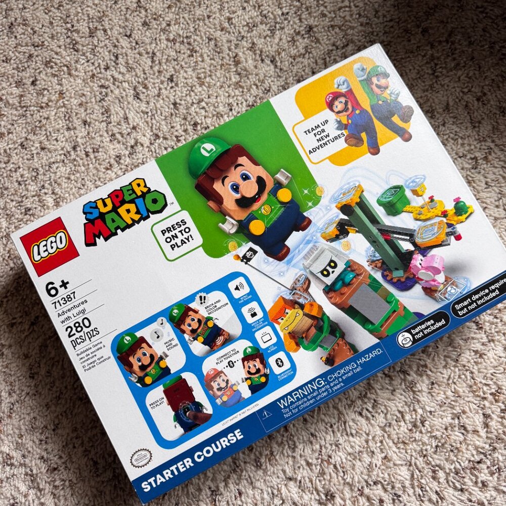 🎉 FACTORY SEALED 🎉 LEGO 71387 Super Mario Adventures with Luigi